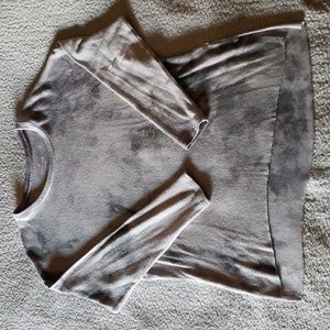 AE Plush Soft & Sexy Tie Dye Long Sleeve Top